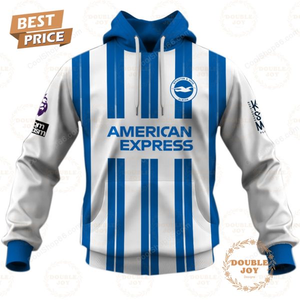 Brighton Hove Albio F.C Home Jersey Style Hoodie