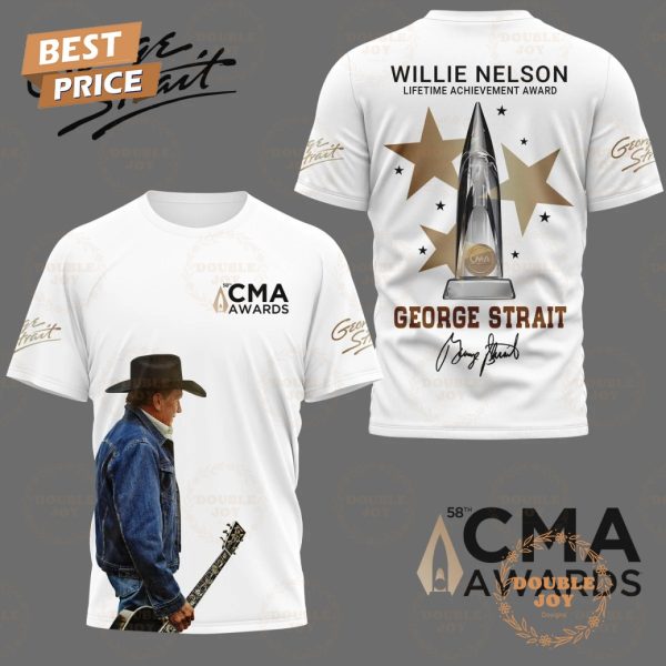 George Strait 58th CMA Awards, Willie Nelson Lifetime Achievement Award T-Shirt, Hoodie