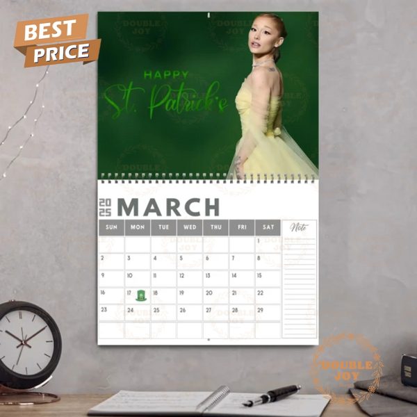 Ariana Grande 2025 Wall Calendar