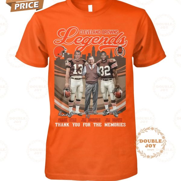 Cleveland Browns Legends Thank You For The Memories T-Shirt