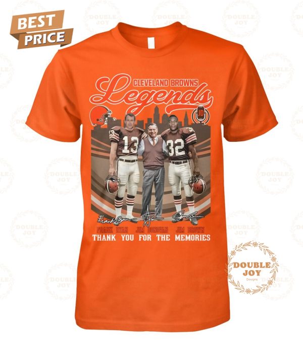 Cleveland Browns Legends Thank You For The Memories T-Shirt