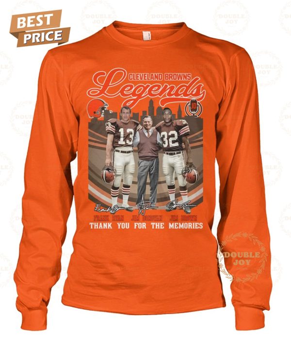 Cleveland Browns Legends Thank You For The Memories T-Shirt