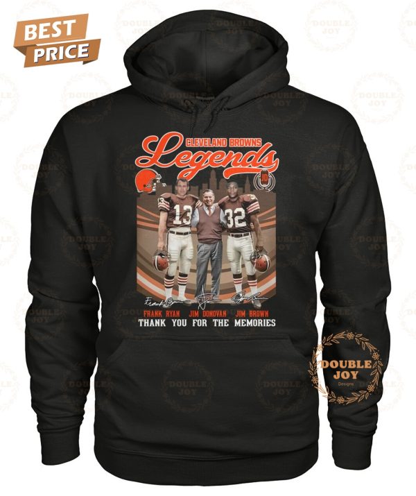 Cleveland Browns Legends Thank You For The Memories T-Shirt