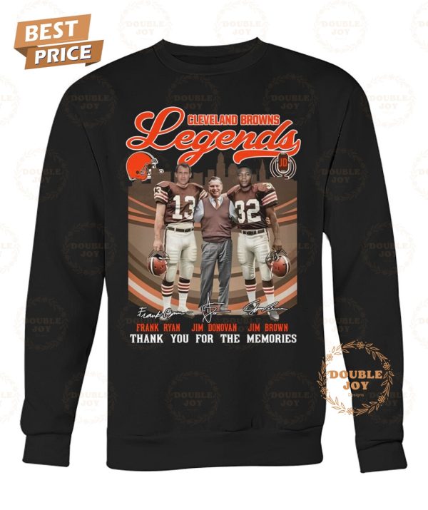 Cleveland Browns Legends Thank You For The Memories T-Shirt