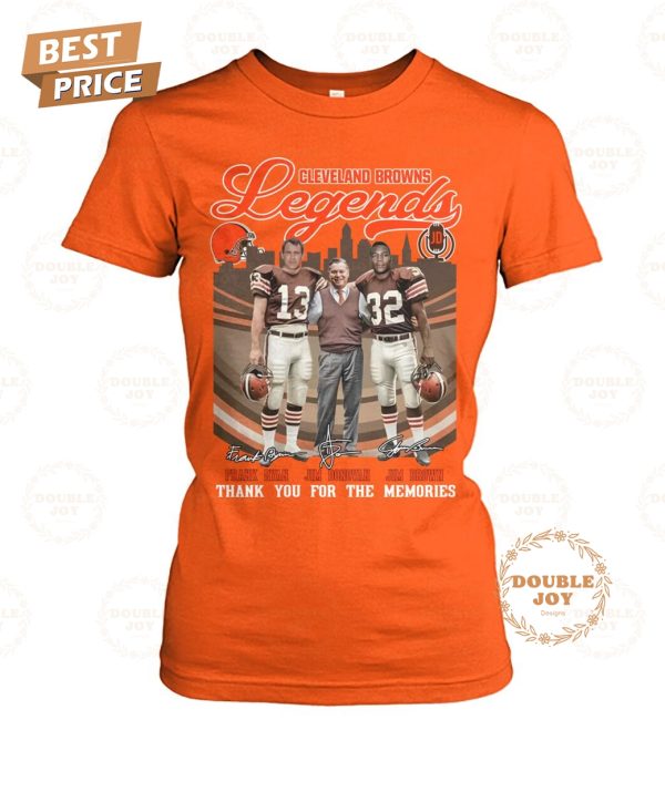 Cleveland Browns Legends Thank You For The Memories T-Shirt