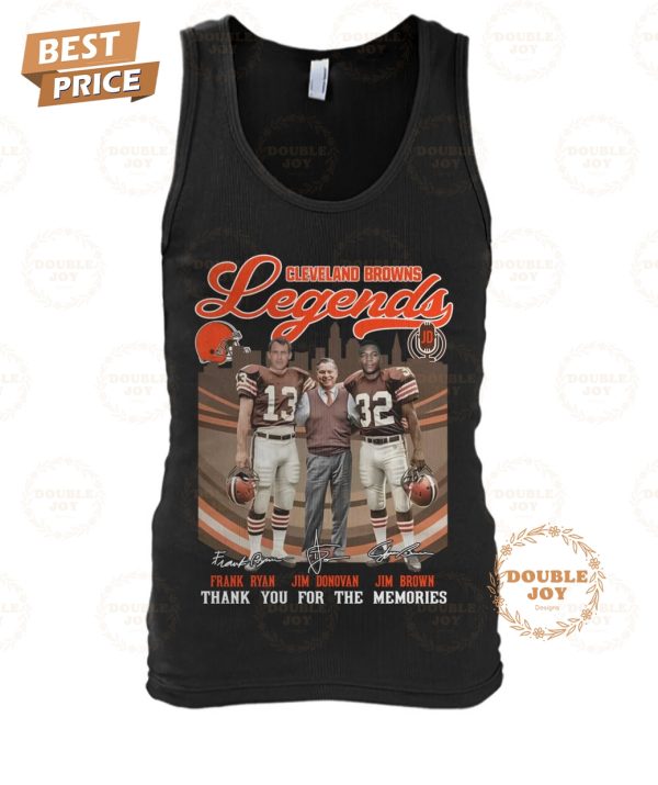 Cleveland Browns Legends Thank You For The Memories T-Shirt