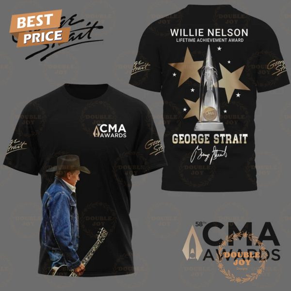 George Strait 58th CMA Awards, Willie Nelson Lifetime Achievement Award T-Shirt, Hoodie