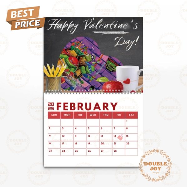 Teenage Mutant Ninja Turtles 2025 Wall Calendar