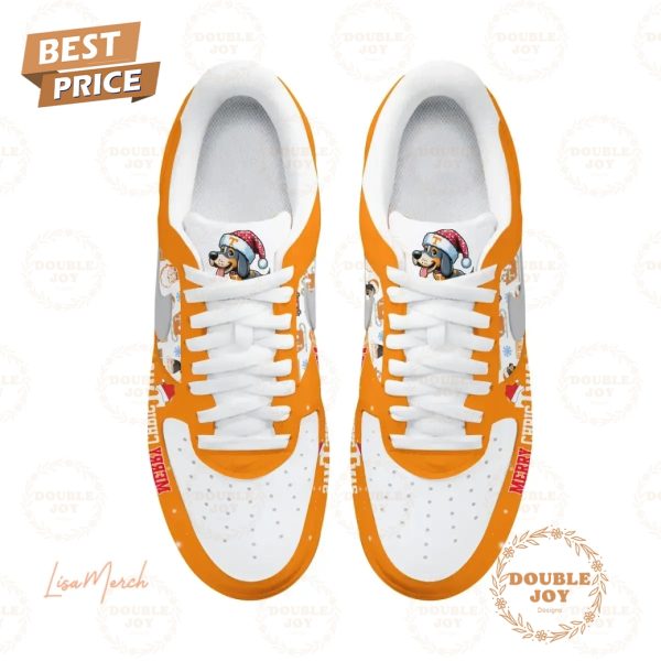 Tennessee Volunteers Happy Volidays Merry Christmas Air Force 1 Sneakers