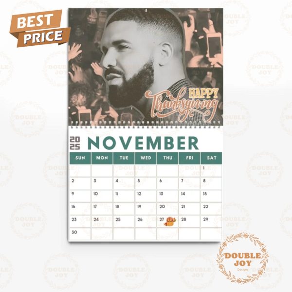 Drake 2025 Wall Calendar