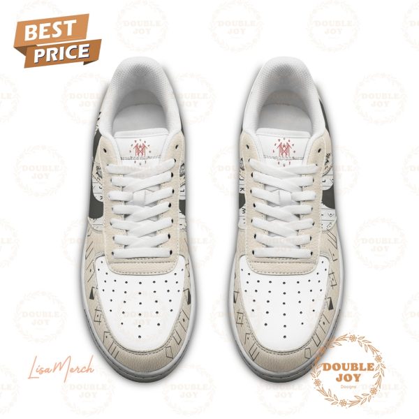 Sleep Token Beige Minimalist Design 2024 Air Force 1 Sneakers