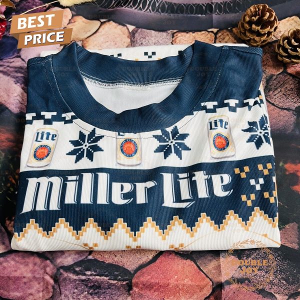 Miller Lite Merry Christmas 2024 Sweater