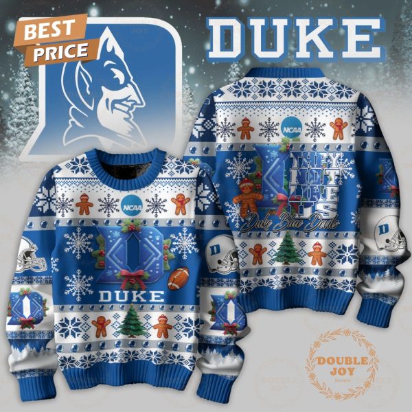 NCAA They Not Like Us Duke Blue Devils Merry Christmas Sweater