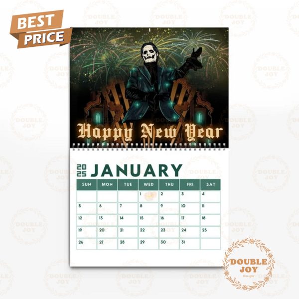 Ghost Band 2025 Wall Calendar