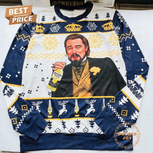 Corona Extra X Leonardo DiCaprio Merry Christmas Sweater