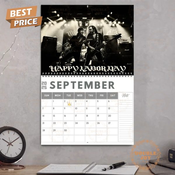 Motorhead 2025 Wall Calendar