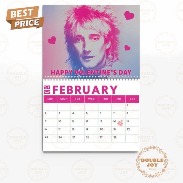 Rod Stewart 2025 Wall Calendar