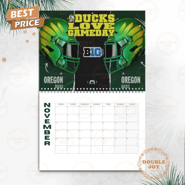 Oregon Ducks 2025 Wall Calendar