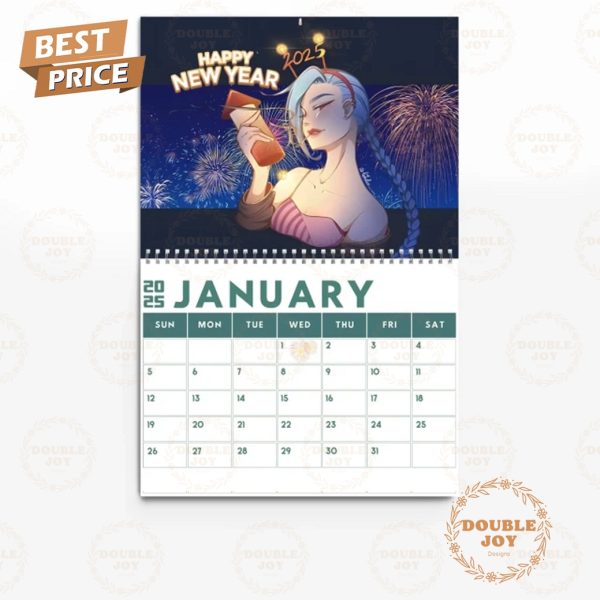 Arcane League Of Legends 2025 Wall Calendar