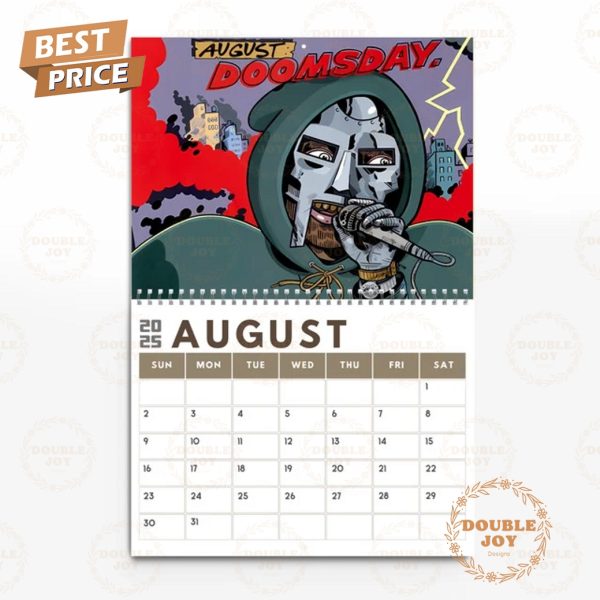 Mf Doom 2025 Wall Calendar