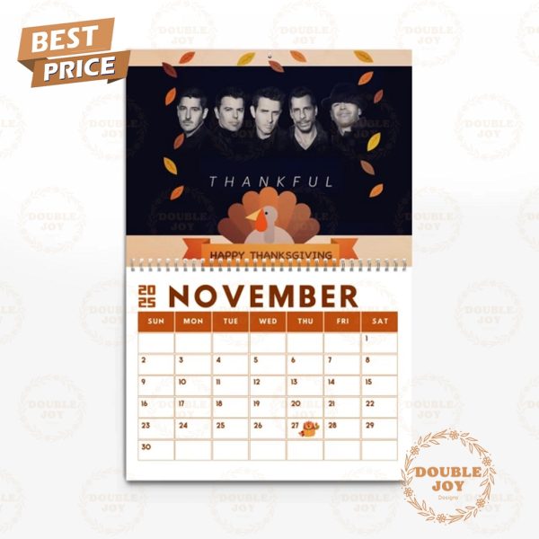 New Kids On The Block 2025 Wall Calendar