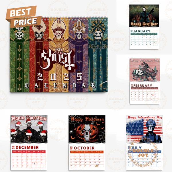 Ghost Band 2025 Wall Calendar