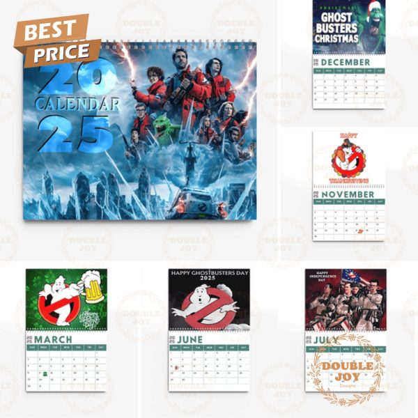 Ghost Busters 2025 Wall Calendar