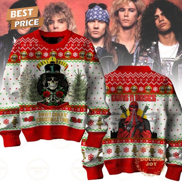 Guns N’ Roses Sweet Child O’ Christmas Time Sweater