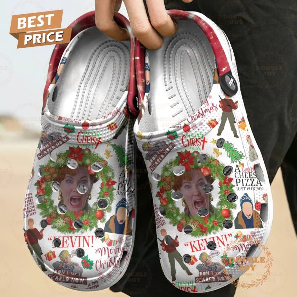 Home Alone Film Kevin Don’t Get Scared Now Merry Christmas Custom Name Crocs