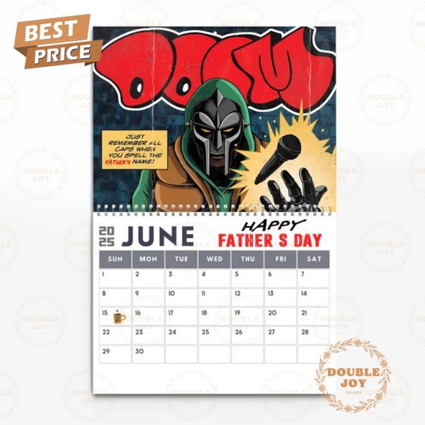 Mf Doom 2025 Wall Calendar