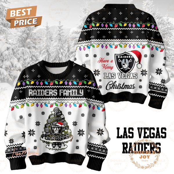 Have A Merry NFL Las Vegas Raiders Christmas Sweater