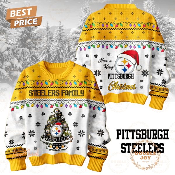 Have A Merry NFL Pittsburgh Steelers Christmas Sweater