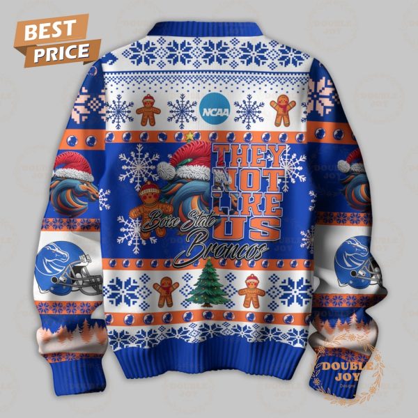 NCAA They Not Like Us Boise State Broncos Merry Christmas Sweater