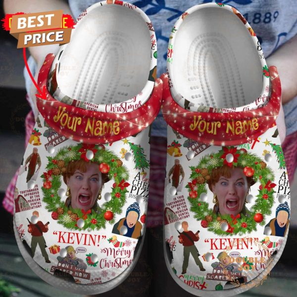 Home Alone Film Kevin Don’t Get Scared Now Merry Christmas Custom Name Crocs