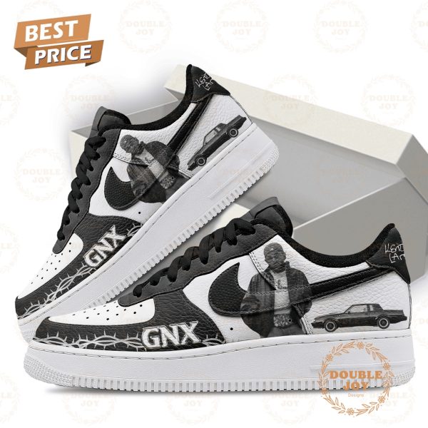 Kendrick Lamar GNX Black And White Design Air Force 1 Sneakers