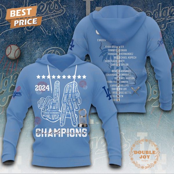 MLB World Series Champions 2024 LA Dodgers T-Shirt, Hoodie