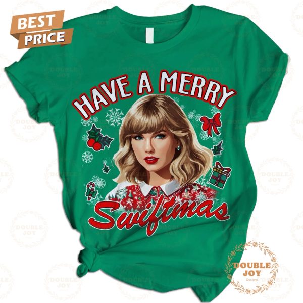 Taylor Swift Have A Merry Swiftmas Fleece Pajamas Set – Green