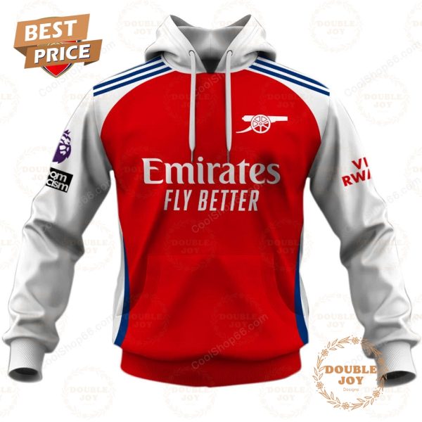 Arsenal F.C Home Jersey Style Hoodie