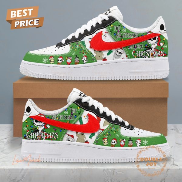 The Nightmare Before Christmas Merry Christmas 2024 Air Force 1 Sneakers