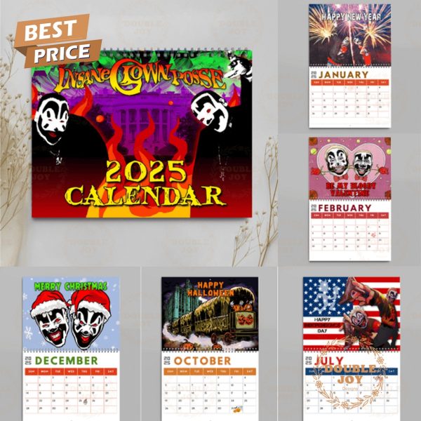 Insane Clown Posse 2025 Wall Calendar