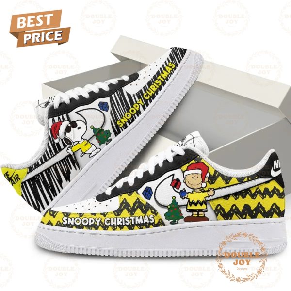 Snoopy Merry Christmas 2024 Air Force 1 Sneakers