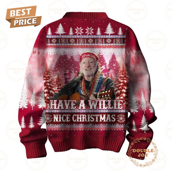 Willie Nelson Have A Willie Nice Christmas Sweater