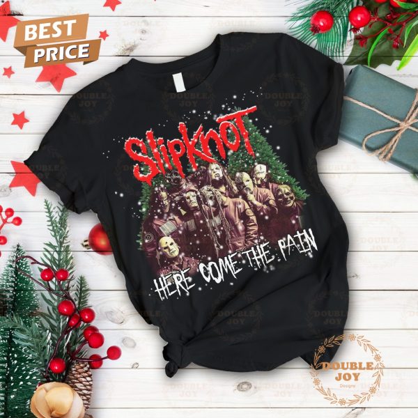 Slipknot Band Here Come The Pain Merry Christmas Fleece Pajamas Set