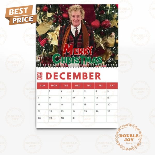 Rod Stewart 2025 Wall Calendar