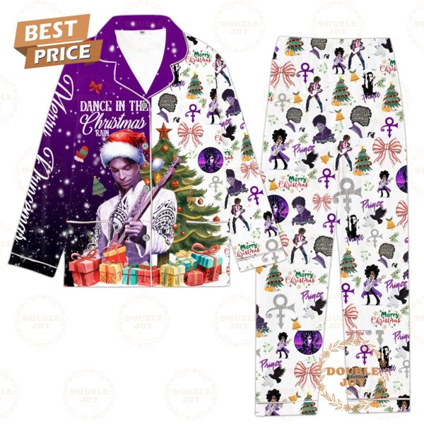 Prince Dance In The Christmas Rain Pajamas Set