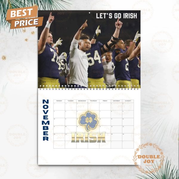 Notre Dame Fighting Irish 2025 Wall Calendar