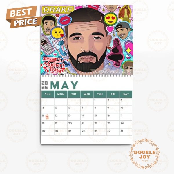 Drake 2025 Wall Calendar