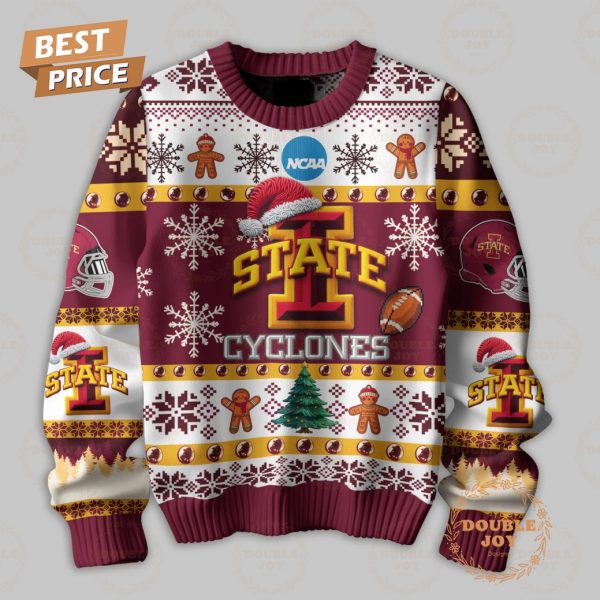 NCAA They Not Like Us Iowa State Cyclones Merry Christmas Sweater