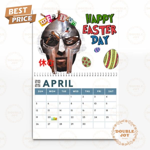 Mf Doom 2025 Wall Calendar