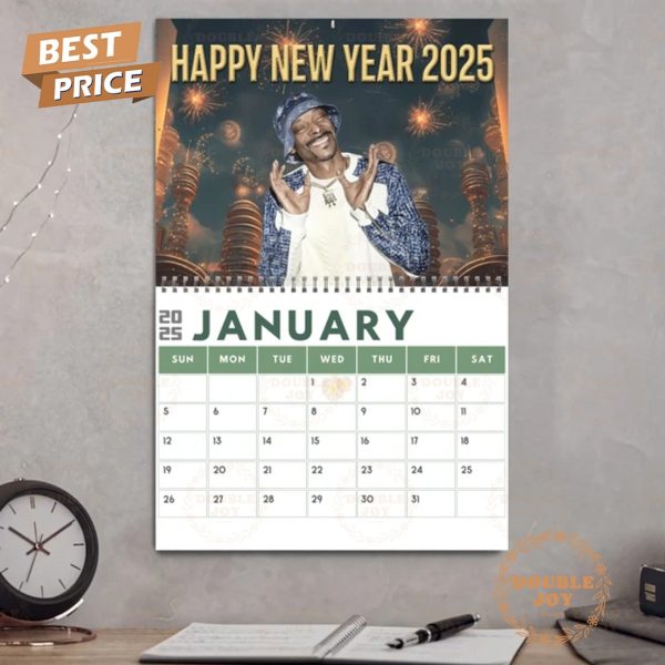 Snoop Dogg 2025 Wall Calendar